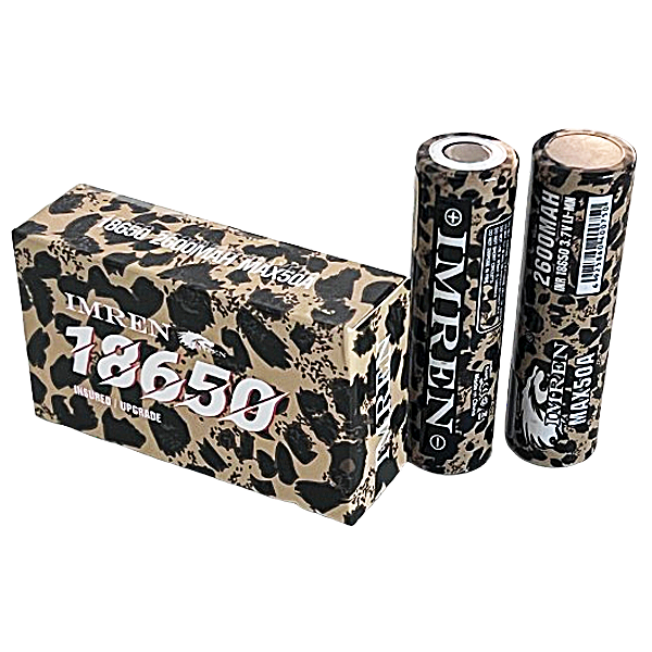 Imren 18650 Battery | 2 Pack | Leopard 2600mah (MAX50A) product image
